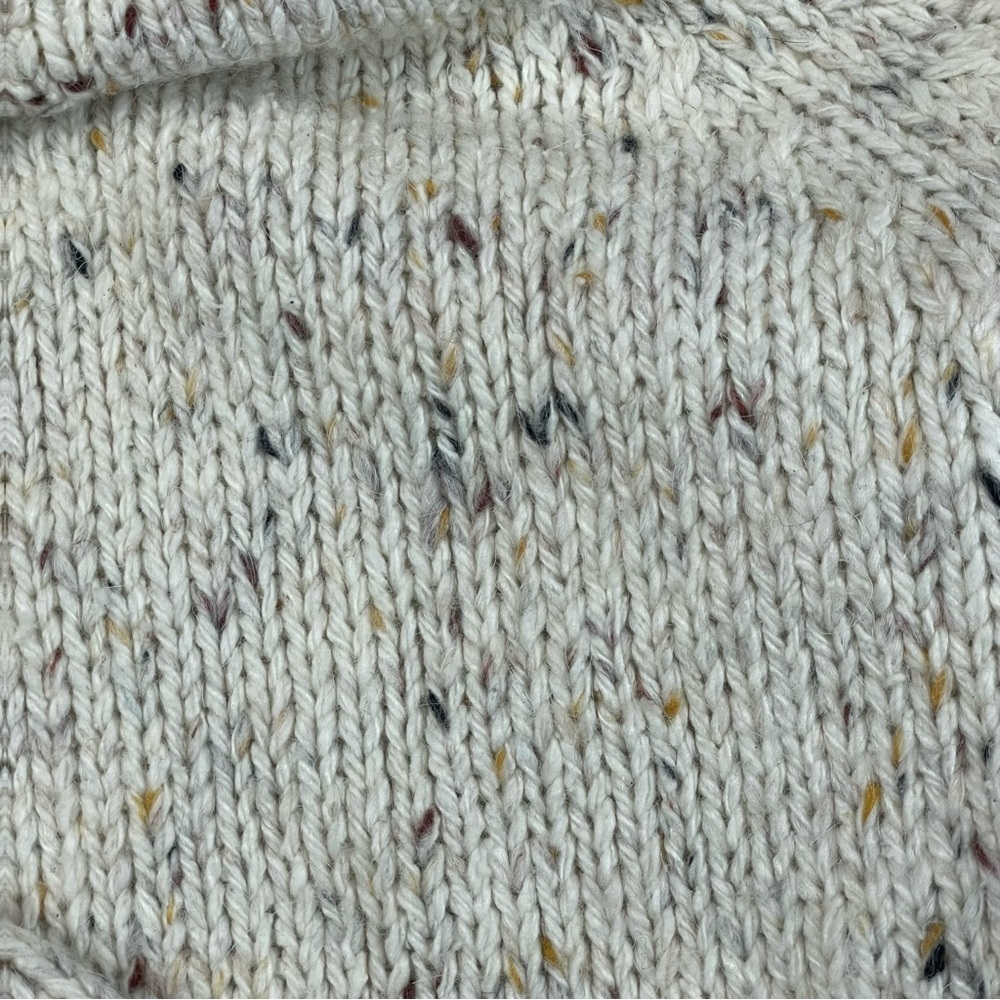 Dressbarn Turtleneck Sweater Womens Large wool blend cream multicolor - Picture 11 of 12